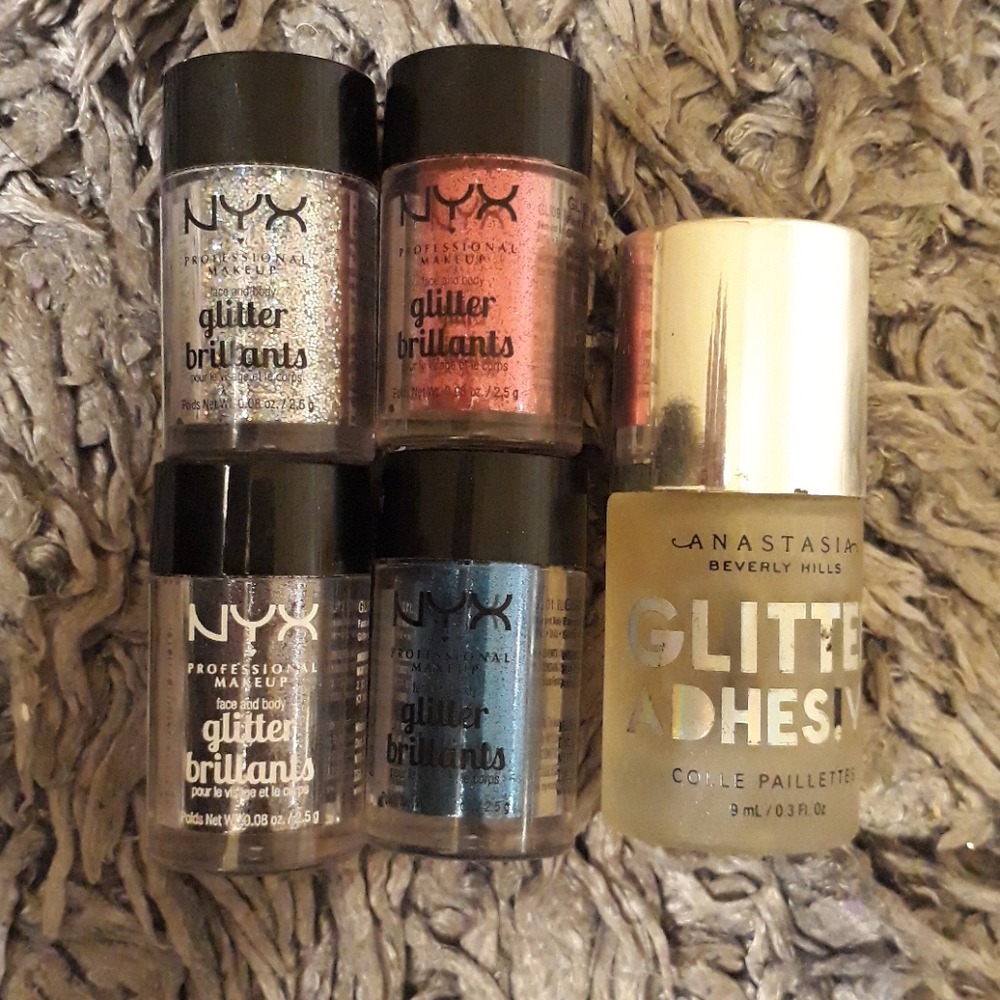 Glitter Bundle& Anastasia Adhesive